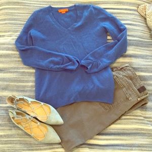 Blue Cashmere Sweater